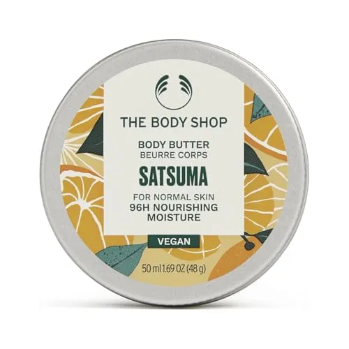 The Body Shop Satsuma Body Butter/Körperbutter, Reisegröße, 50 ml, vegan