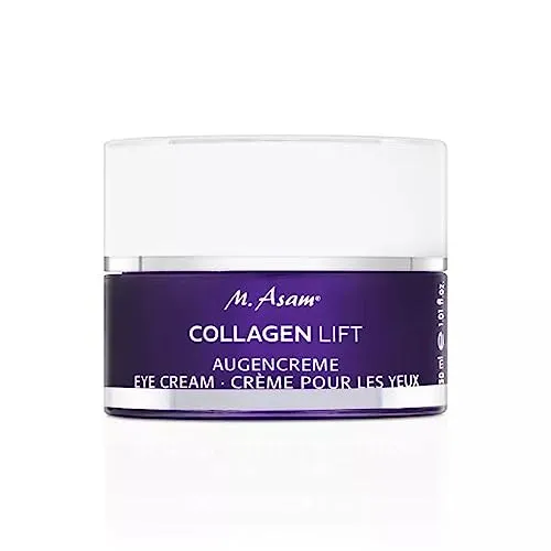 M. Asam COLLAGEN LIFT Augencreme (30 ml) – Straffende Collagen Augencreme minimiert Linien & Fältchen, verbessert die Spannkraft & verschönert die Augenkontur, Pflege für jeden Hauttyp, vegan