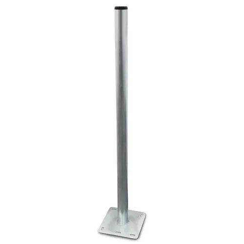 ARLI 1 m Mastfuß Mast Sat Antenne Flachdachständer Ständer Halter 1m Standfuß