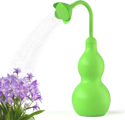 BKSAI Kleine Gießkanne für Zimmerpflanzen 325ML Ballbrause für Pflanzen 2in-1 Dü