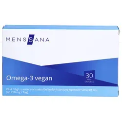 Omega-3 Vegan Kaudragees MensSana 30 St - gesunde Ernährung - Arzneimittel mit wertvollen Omega-3-Fettsäuren, ideal für eine vegane Ernährung und unterstützt die Herzgesundheit.