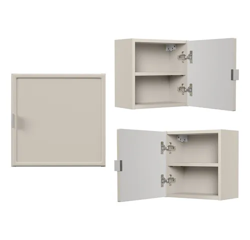 Lomadox Hängeschrank BIBIONE-56 Badschrank, 35cm breit, kaschmir, 1-türig