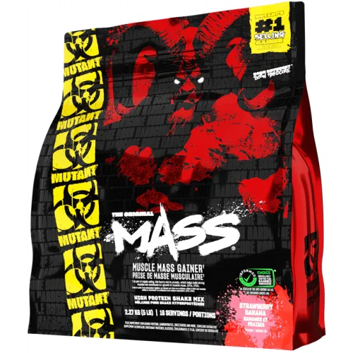Mutant Mass Cookies n Cream - 2270g - Sportnahrung mit komplexen Kohlenhydraten und hochwertigem Protein-Mix, aspartamfrei und ideal für Muskelaufbau und Regeneration.