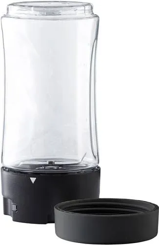 WMF 3tlg. Zubehör-Set "Kult X" in Transparent - Küchengeräte-Zubehör, ideal für die WMF Mix & Go, inklusive Mixbecher, Verschlussdeckel mit Silikonring und 2-flügeliger Messereinheit.