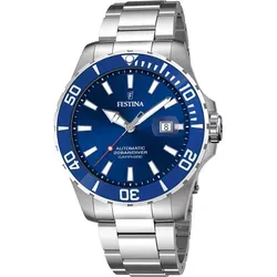 Festina Herren Analog Quarz Uhr F20531/3 - Armbanduhren für Herren, sportliche Eleganz mit Edelstahl Armband, ideal für Golfer und den Alltag.