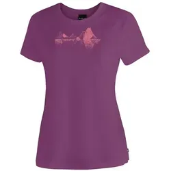 Maier Sports Tilia Pique Damen Shirt in Pickled Beet (M20001) 44 - Das TILIA PIQUE W von Maier Sports vereint Style und Funktionalität. Ideal für Outdoor-Aktivitäten, trocknet es schnell und bietet hohen Tragekomfort. Mit recycelbarem Material und NFC-Tag für nachhaltige Nutzung.