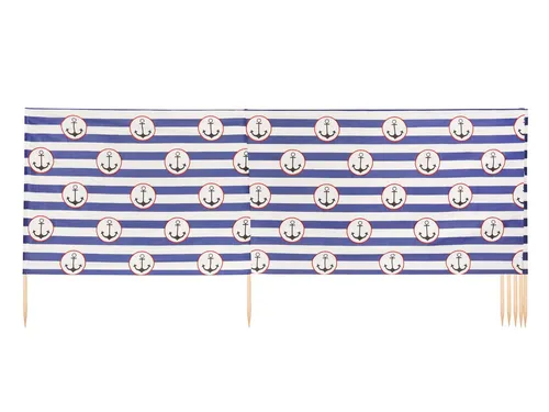 Ladeheid Windschutz Strand Sichtschutz 10m LAEX001 - Robuster Windschutz für den Strand. Ideal für Privatsphäre und Schutz vor Wind und Sand. Hergestellt aus strapazierfähigem Material, einfach aufzustellen und perfekt für entspannte Tage am Meer.