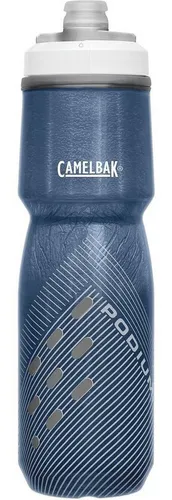 Camelbak Podium Chill Trinkflasche 700 ml - Navy Perforated - Stylische Wasserflasche mit doppelter Isolierung für kalte Getränke, ideal für Sport und Outdoor-Aktivitäten.