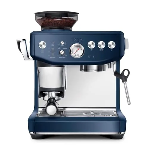 Sage - The Barista Express Impress - Kaffeemaschine mit integriertem Mahlwerk - Siebträgermaschinen mit innovativem Impress-Puck-System für mühelose Espressozubereitung und 25 Mahlgradeinstellungen für individuellen Kaffeegenuss.