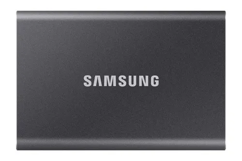 Samsung Portable SSD T7 - Externe 4 TB SSD, ultraschnell mit bis zu 1.050 MB/s, robustes Aluminium-Gehäuse und AES-256-Bit-Verschlüsselung für maximale Datensicherheit