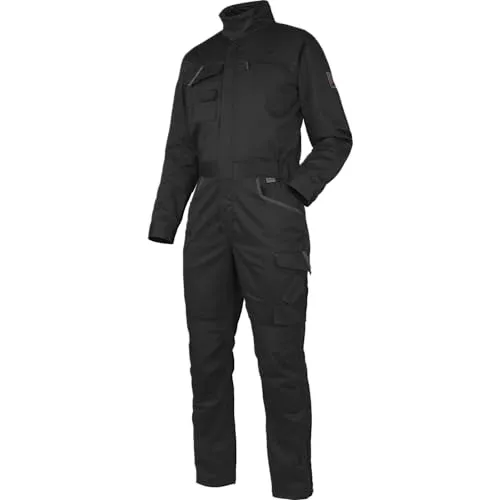 WÜRTH MODYF Overall Stretch X - Robuster Arbeitsoverall für Herren in Schwarz, Größe XL - Dieser professionelle Arbeitsoverall für Herren vereint Komfort und Funktionalität. Mit elastischem Material und 9 praktischen Taschen ist er ideal für den Einsatz in Werkstatt und Outdoor-Bereich.