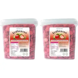 Sucelos Gefriergetrocknete Erdbeeren 2x 300 g – Vielseitige gefriergetrocknete Früchte - Entdecken Sie die gefriergetrockneten Erdbeeren für kreative Rezepte! Ideal für Müsli, Smoothies oder als Topping. Ohne Zusatzstoffe und lange haltbar – ein fruchtiger Genuss für jede Gelegenheit!