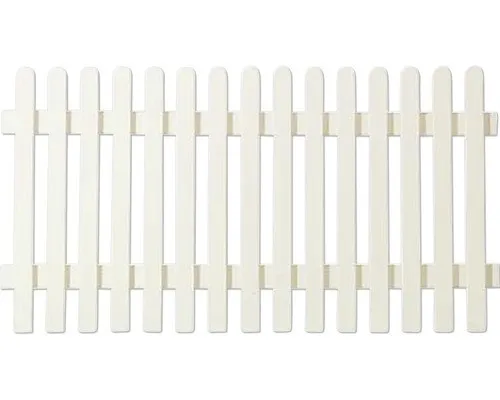 Plus Vorgartenzaun Retro 150 x 80 cm – Eleganter Sichtschutz in Weiß - Stilvoller Vorgartenzaun im Retro-Design, ideal für dekorative Abgrenzungen. Mit robuster Verarbeitung für lange Haltbarkeit.