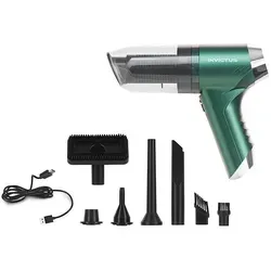 Genius Invictus One Quick Akku Handstaubsauger 13 TLG. - Kabellos 3 in 1, 75 Watt BLDC-Motor, ideal für Auto, Küche und Tierhaare