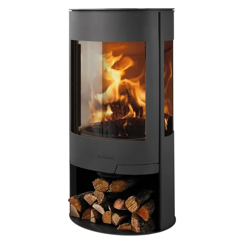 Kaminofen Panadero Riba 2.0 – Effizienter Stahlkamin mit 8 kW - Moderner Kaminofen mit schneller Wärmeabgabe und variabler Wärmesteuerung. Ideal für Räume bis 100 m². Robust und senotherm-lackiert für Langlebigkeit.