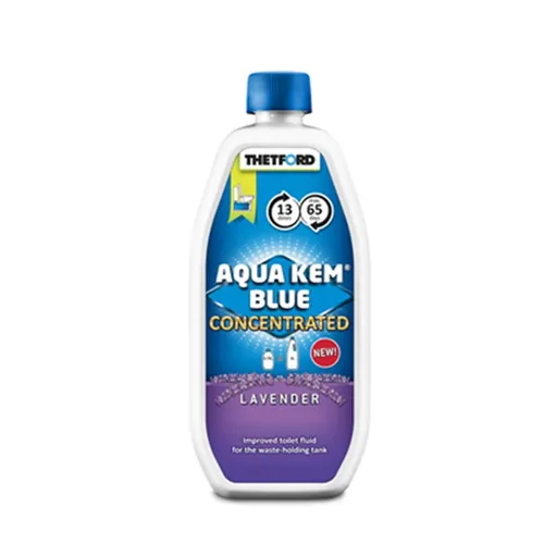 AQUA KEM Blue Additiv Konzentrat 0.78l THETFORD - Lavendel - Effektives Additiv für Abwassertanks, sorgt für frischen Duft und optimiert die Funktionalität. Ideal für den Einsatz in Wohnmobilen und Booten.