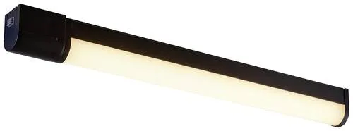 Nordlux Malaika 68 LED-Wandleuchte 15.00W Schwarz - Wandleuchte für Badezimmer mit praktischem Licht und integrierter Steckdose für Rasierer, Haartrockner oder Telefonladegerät.