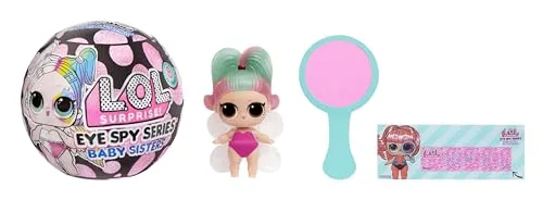 L.O.L. Surprise! Eye Spy Series Baby Sisters - Enthält 1 Puppe, Blindverpackung, Farbwechsel-Funktion, Mehrere Überraschungen zum Enthüllen, mit Mode und Accessoires, 8 Puppen zum Sammeln