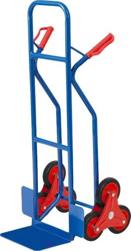 Räder Treppenkarre 150kg - Robuste Transportkarre für Treppen - Kategorie: Rollbretter & Lenkrollen. Diese Treppensteiger-Karre mit einer Tragfähigkeit von 150 kg erleichtert den Transport schwerer Lasten selbst auf Treppen.