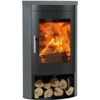 Panadero Kaminofen Oviedo Speckstein, 8,7 kW - Kaminofen für Räume bis 115 m², mit robuster Stahlkonstruktion und massiver Specksteinverkleidung für optimale Wärme und Sicherheit dank selbstschließender Tür.