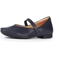 Think! Damen Gaudi Halbschuhe Navy 8000 - Nachhaltige Halbschuhe mit chromfreier Gerbung und flexibler Laufsohle für hohen Tragekomfort.