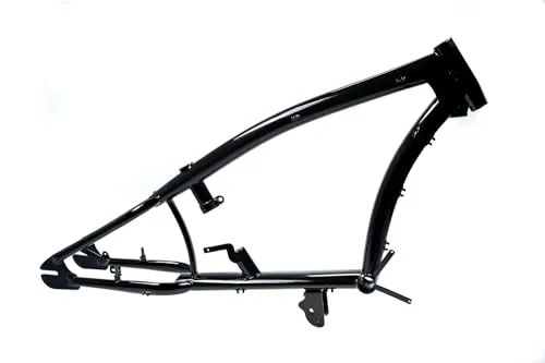 Zoll Fahrrad Beach Cruiser Chopper Rahmen mit Nabenschaltung - 20 Zoll Beach Cruiser Chopper Rahmen in elegantem Schwarz, ideal für entspannte Fahrten und stylisches Cruisen – B-Ware zum Sparpreis!