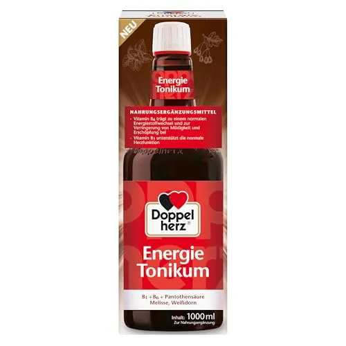 DOPPELHERZ Energie Tonikum 1000 ml - Energie Tonikum mit hochwertigen Inhaltsstoffen für einen vitalen Alltag. Ideal zur Unterstützung der täglichen Energieversorgung.