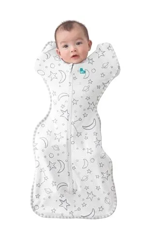 Love To Dream Swaddle UP Silky-Lux 1.0 TOG, Gris, pequeño, 8-12 Libras, súper Suave y Lujosa, 100% Viscosa de bambú, Permite Que EL bebé duerma en su posición preferida de Brazos Arriba