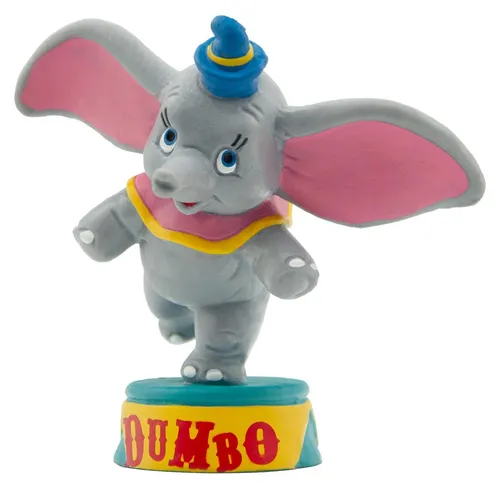 Bullyland 12436 - Walt Disney Dumbo Spielfigur, ca. 7,1 cm, detailgetreu und ideal als Geschenk für kreative Kinder ab 3 Jahren