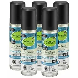 dm-drogerie markt GmbH & Co. KG Deo-Zerstäuber Sports Nature - alverde, 5-tlg., Deodorant, alverde Naturkosmetik