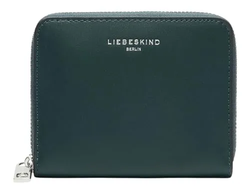 Liebeskind Dancing Letters Conny Geldbörse 12.5 cm - Grün - Elegante Leder-Geldbörse im kompakten Format, ideal für stilvolle Aufbewahrung von Karten und Bargeld. Perfekt für modebewusste Frauen!