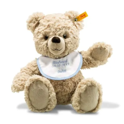 Steiff Plüsch Teddy Geburt beige 30 cm - Kuscheltiere: Der Steiff Teddy ist das perfekte Geschenk zur Geburt. Mit seinem weichen Plüsch und dem liebevollen Gesichtsausdruck wird er schnell zum besten Freund für Ihr Baby.