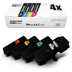 Eurotone 4 Lasertoner ersetzt Kyocera TK-5230K TK5230 2R90NL0 TK-5230C 2R9CNL0 TK-5230M 2R9BNL0 TK-5230Y 2R9ANL0