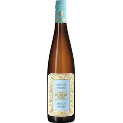 Robert Weil Riesling Trocken Kabinett - Erleben Sie den eleganten Riesling mit feiner Säure und fruchtigem Aroma. Ideal für gesellige Abende oder besondere Anlässe – ein Genuss für Weinliebhaber.