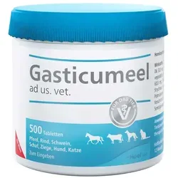Gasticumeel ad us.vet.Tabletten - 500 Stück - Arzneimittel zur Unterstützung der Magen-Darm-Gesundheit für Tiere, von Biologische Heilmittel Heel GmbH, versandkostenfrei geliefert.