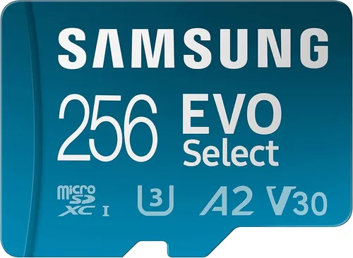 Samsung EVO Select 2024 microSD 256GB + SD-Adapter UHS-I U3 4K UHD