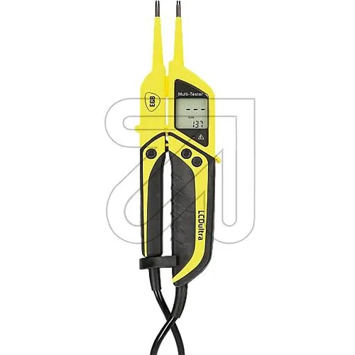 EGB Spannungsprüfer Duopol LCDultra - Prüfwerkzeug für präzise Spannungsmessungen, ausgestattet mit einem klaren LCD-Display für einfache Ablesbarkeit.