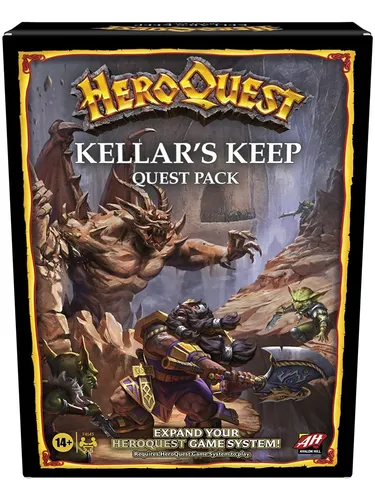 Avalon Hill Wizards HAS4543U - HeroQuest: Kellar's Keep Expansion (englisch), spannende Erweiterung für epische Abenteuer in Gesellschaftsspielen