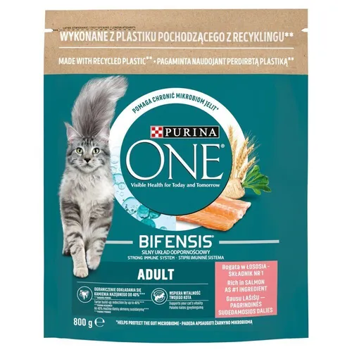 PURINA ONE BIFENSIS ADULT MIT LACHS FÜR KATZE 800g