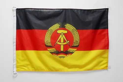 Pavillon nautique Allemagne de l'Est 45x30cm - Drapeau de bateau allemand - RDA
