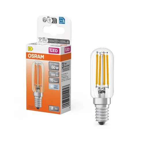 OSRAM E14 LED Special T26 55 300° Filament Lampe 5,9W wie 60W neutralweiß