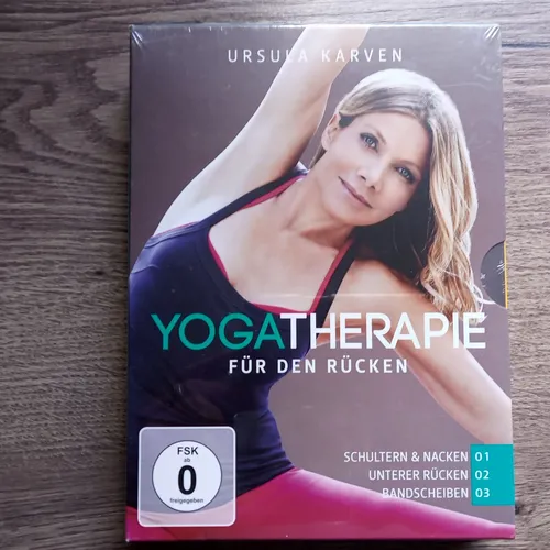 URSULA KARVEN - 3 DVD-Box Yogatherapie für den Rücken - Filme zur Rückengesundheit, mit effektiven Yoga-Übungen von Ursula Karven für mehr Beweglichkeit und Wohlbefinden.