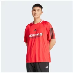 adidas Sportswear T-Shirt HOUSE OF TIRO NATIONS PACK TRIKOT sportlicher Stil, ohne Verschluss, aus Polyester, pflegeleicht rot M (48/50)