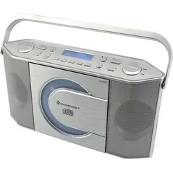 Soundmaster RCD1770SI - Tragbares DAB+ UKW Radio mit CD-MP3 Spieler, erstklassiger Klang und vielseitige Anschlussmöglichkeiten