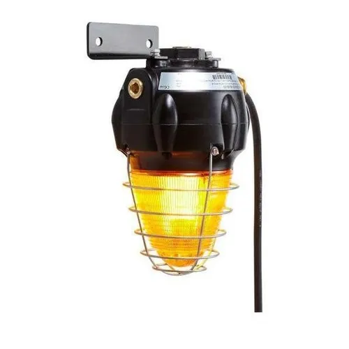 Stahl Xenon Blitzleuchte FX15/C-D-050A - Robuste Xenon Blitzleuchte für Notbeleuchtung, IP67 geschützt, ideal für anspruchsvolle Umgebungen. Hohe Leuchtkraft von 5 Joule, zuverlässige Leistung bei 24 V DC.