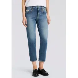 Herrlicher 5-Pocket-Jeans Breezy Straight Denim Cropped blau 27
