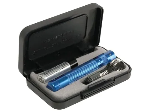 Maglite Solitaire LED blue - 37 lumens - 55m beam - gift boxed