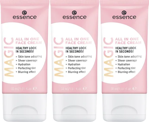 Essence Feuchtigkeitscreme MAGIC All In One FACE Cream Set, 3-tlg., mit leichter Deckkraft