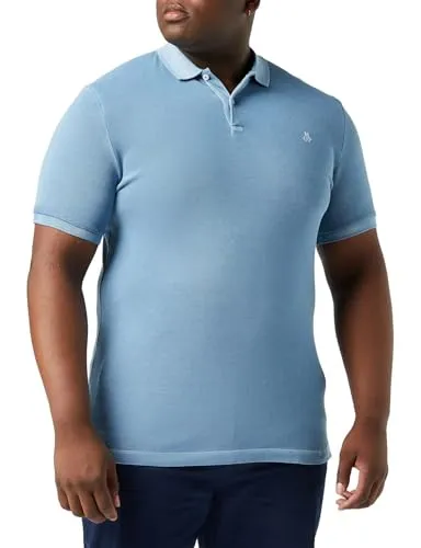 Marc O'Polo Herren Kurzarm-Poloshirt Shaped Fit, Kashmir Blue, XL - Poloshirt für Herren aus 100% Bio-Baumwolle, ideal für eleganten Tragekomfort in jeder Jahreszeit – ein Must-Have für jeden Kleiderschrank.