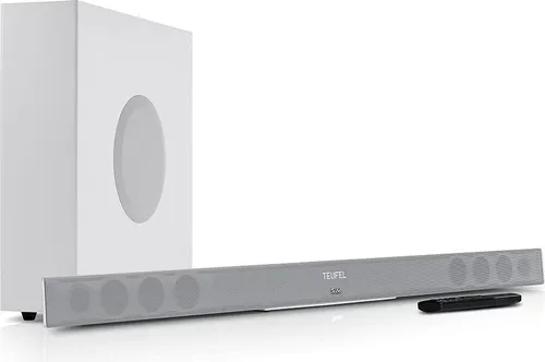 Teufel CINEBAR 11 "2.1-Set" 106143002 - Soundbars mit Subwoofer für erdigen Bass und prickelnde Höhen. Perfekt für Filme, Serien und Games. Ausgezeichnet mit GUT (2,4) von Stiftung Warentest (08/2021).